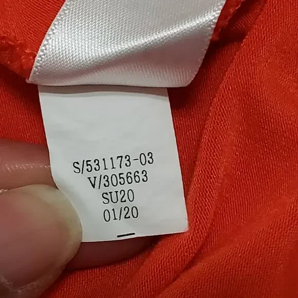 Athleta Womens Santorini Thera Tank Dress Orange Medium Modal Athleisure - Picture 8 of 10